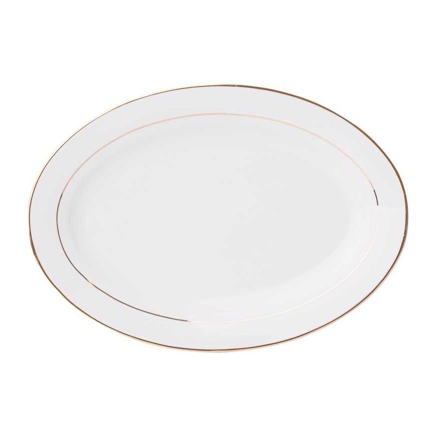 Półmisek ovalny 30.5 cm Aura Gold AMBITION