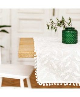 Lovely Feather decorative tablecloth 160 x 280 cm AMBITION