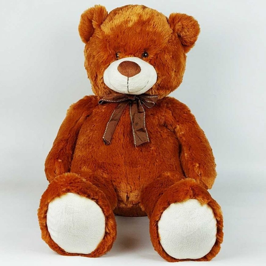 Madej Mascot Teddy bear with bow 70 cm brown – 2