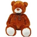 Madej Mascot Teddy bear with bow 70 cm brown Madej Mascot Teddy bear with bow 70 cm brown