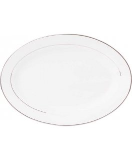 Półmisek ovalny Aura Silver 30.5 cm AMBITION