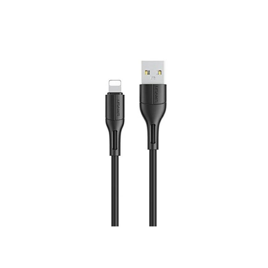 USAMS Kabel U68 lightning 2A Fast Charge 1m czarny|black SJ500US – 2
