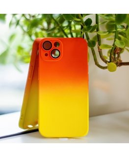 Fusion Neogradient 1 back case silicone for Apple iPhone 11 oran