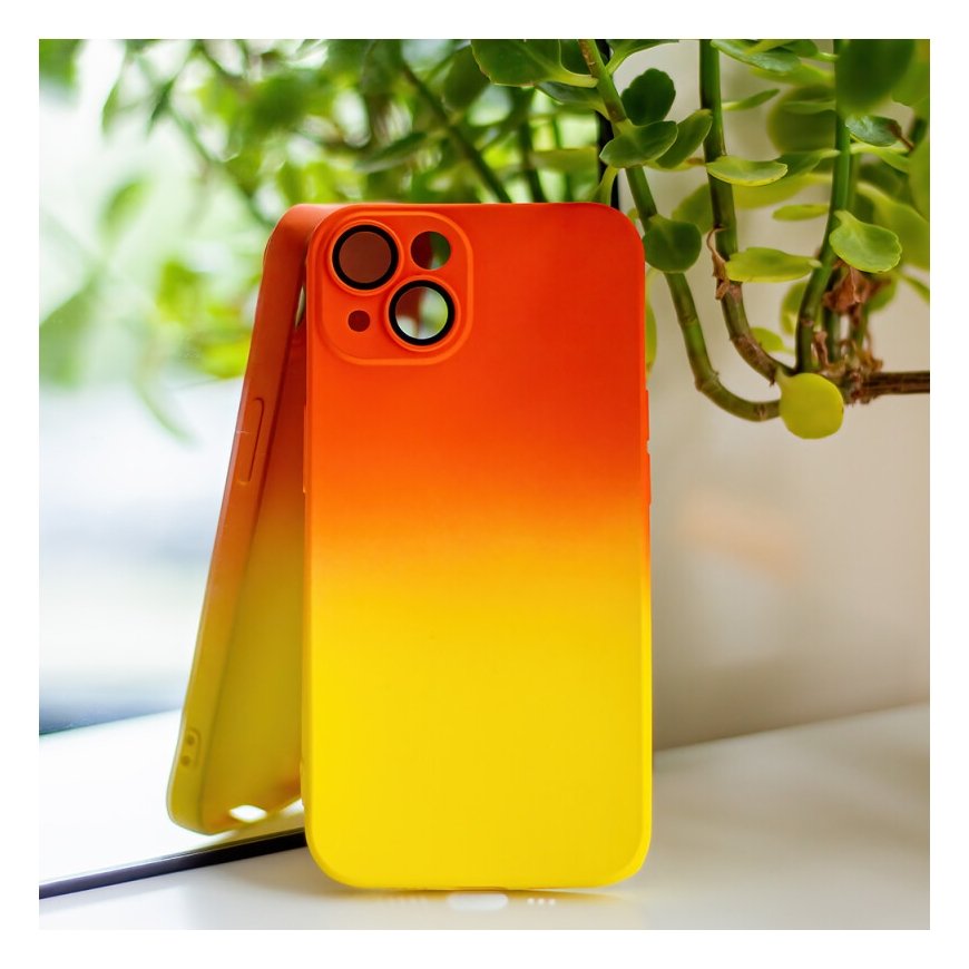 Fusion Neogradient 1 back case silicone for Apple iPhone 11 oran