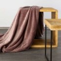 Eurofirany DESIGN 91 CINDY5 Soft and gentle blanket with an embossed herringbone pattern, 170X210 cm, color: brick Eurofirany DESIGN 91 CINDY5 Soft and gentle blanket with an embossed herringbone pattern, 170X210 cm, color: brick