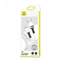 USAMS Kabel U52 microUSB 2A Fast Charge 1m biały|white SJ435USB0 USAMS Kabel U52 microUSB 2A Fast Charge 1m biały|white SJ435USB0