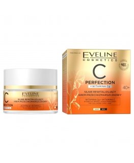 Eveline Cosmetics EVELINE C Perfection Silnie revitalizing anti-wrinkle cream 40+ with vitamin C 50 ml