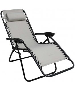 Fotel sodo rozlavany Relax light gray PATIO