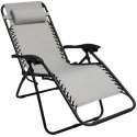 Fotel sodo rozlavany Relax light gray PATIO
