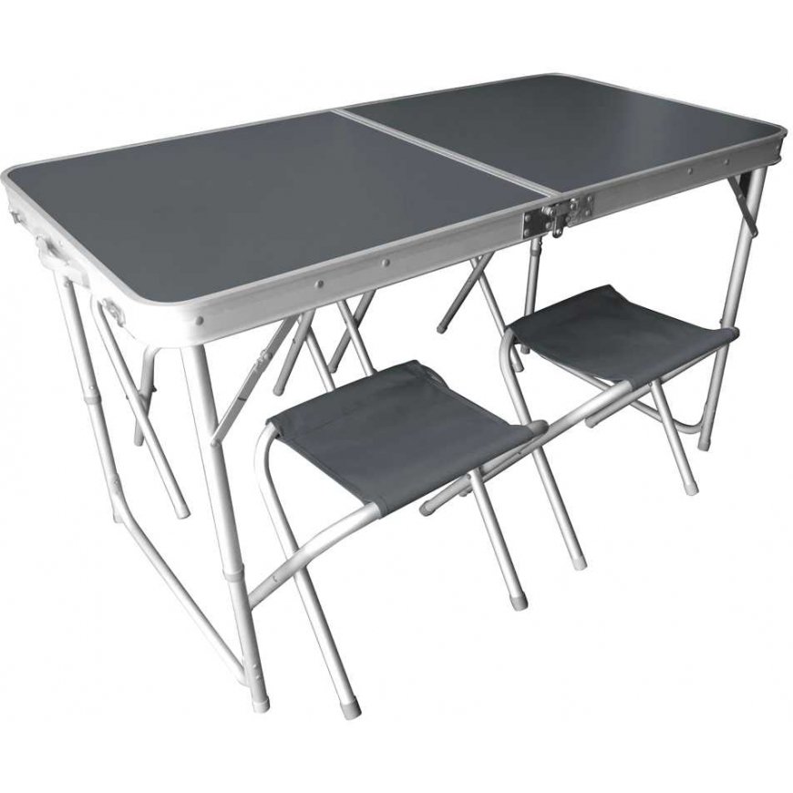 Komplet zładanych mebli campingowych 5-element PATIO