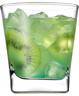 Set of 6 Carre glasses 205 ml PASABAHCE