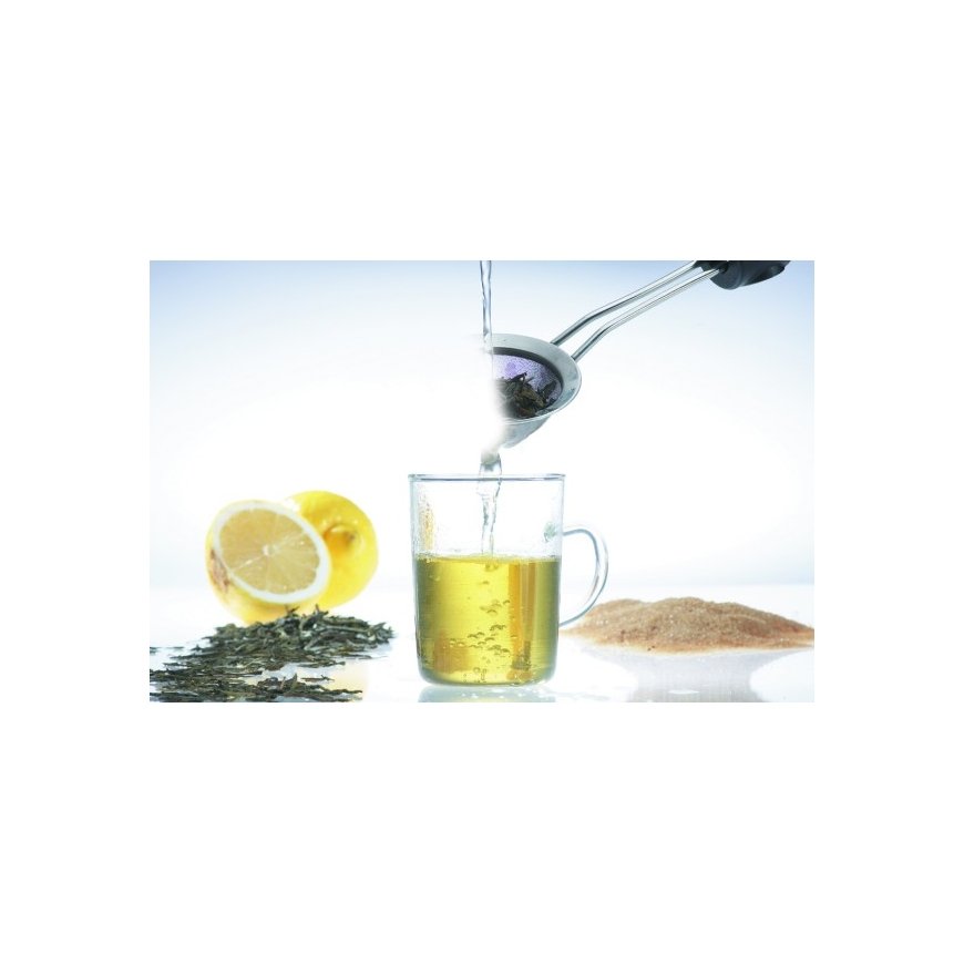 GEFU 12850 sietelis plikomai arbatai Plastikas, Nerūdijančiojo plieno Arbata – 4