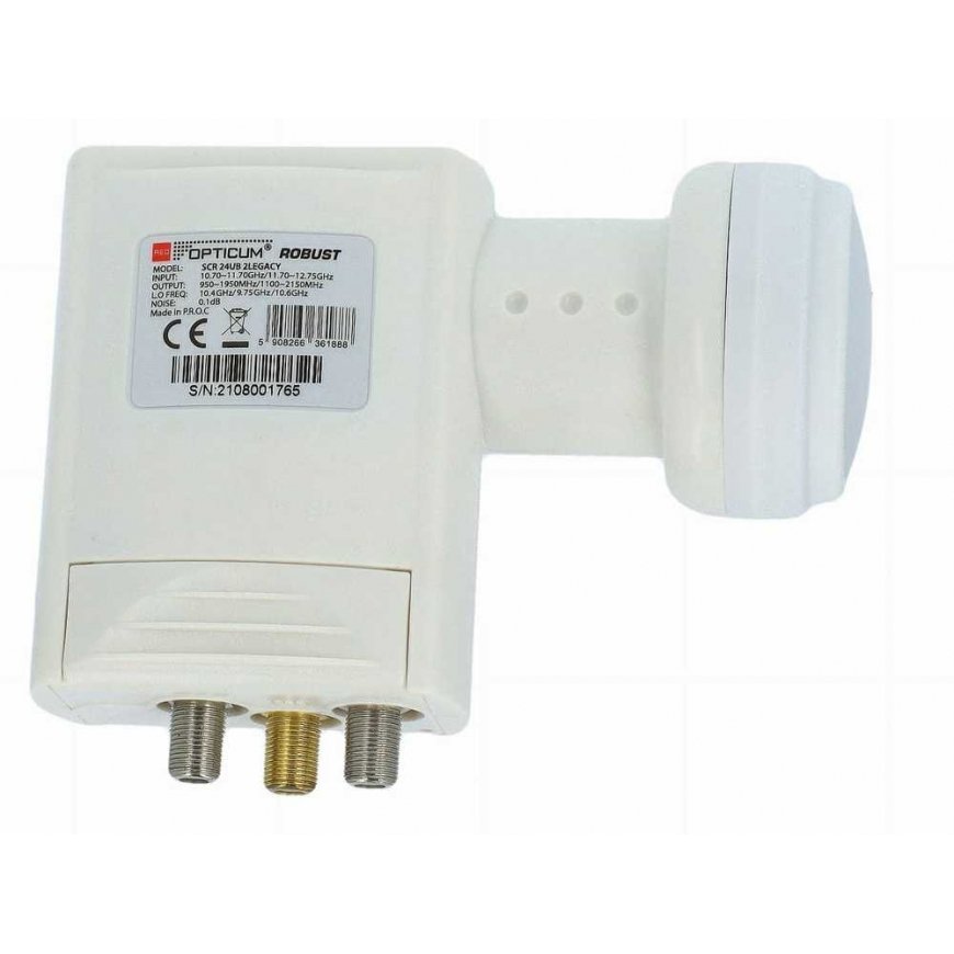LNB Unicable II Opticum Robust SCR 24UB + TWIN – 4