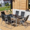 Lauko baldų komplektas Rinkinys mebli ogrodowych Astoria sidabrinė PATIO Lauko baldų komplektas Rinkinys mebli ogrodowych Astoria sidabrinė PATIO