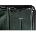 Stamos Germany Protective welding curtain screen with frame on wheels 174 x 174 cm - black Stamos Germany Protective welding curtain screen with frame on wheels 174 x 174 cm - black