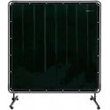 Stamos Germany Protective welding curtain screen with frame on wheels 174 x 174 cm - black Stamos Germany Protective welding curtain screen with frame on wheels 174 x 174 cm - black