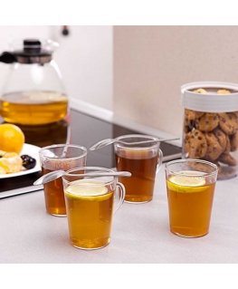 Set of 6 Vesta heat-resistant glasses 220 ml AMBITION