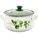 Enamel pot Eucalyptus 5.7 l ENAMEL OLKUSZ Enamel pot Eucalyptus 5.7 l ENAMEL OLKUSZ