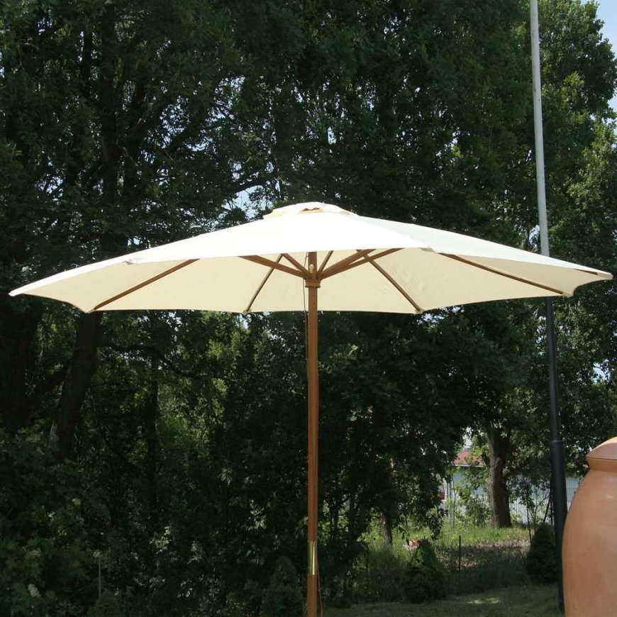 Parasol garden 3 m Poly ecru PATIO