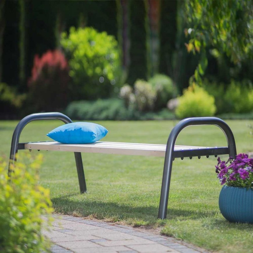 Garden bench without backrest Park PATIO