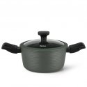 Fissman Puodas BRILLIANT 20x10cm /2,6 L su nuimamom rankenom ir stikliniu dangčiu [aliuminis su nelimpančia danga]