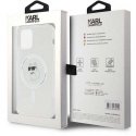 Dėklas Karl Lagerfeld KLHMP12MHFCCNOT iPhone 12/12 Pro 6.1" permatomas/transparent hardcase IML Choupette MagSafe