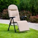 Garden armchair with podnóżkiem Galaxy Plus H031-05PB PATIO