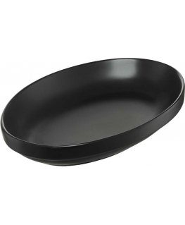 Półmisek Salsa Oval 26.5 x 17.5 cm black AMBITION