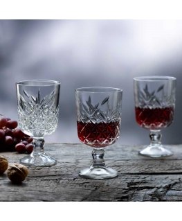 Set of 6 Timeless stemmed vodka glasses 60 ml PASABAHCE