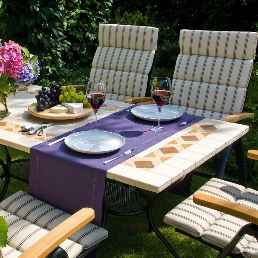 Roma stone table 160 x 90 cm PATIO