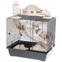 INTER-ZOO Rocky + Terrace beige - cage for a hamster INTER-ZOO Rocky + Terrace beige - cage for a hamster