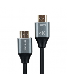 Tellur High Speed HDMI 2.0 cable, 4K 18Gbps plug-plug Ethernet gold-plated 1.5m black