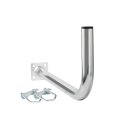 Extralink Balcony handle L600 600mm, with u-bolts M8, steel, galvanized Extralink Balcony handle L600 600mm, with u-bolts M8, steel, galvanized
