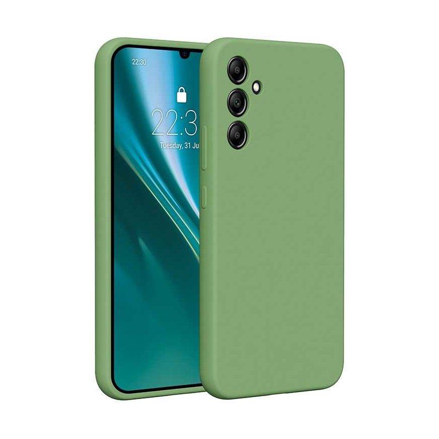 Case Etteri Silicone case for Samsung Galaxy A34 5G light green