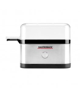Gastroback Design Mini 3 kiaušiniai(ių) 350 W Juoda, Nerūdijančiojo plieno