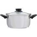 Stainless steel pot with lid Lima 20 cm DOMOTTI Stainless steel pot with lid Lima 20 cm DOMOTTI