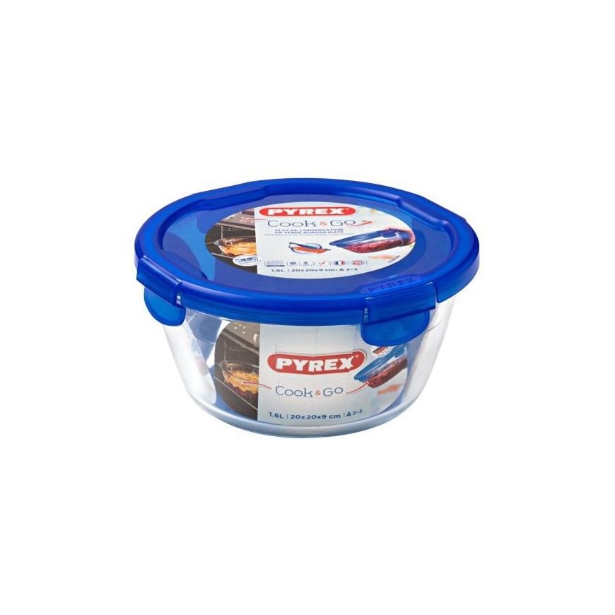 Heat-resistant container with lid Cook & Go 20 x 9 cm 1.6 l PYREX – 3