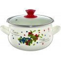 Enamel pot Borówka 5.7 l ENAMEL OLKUSZ
