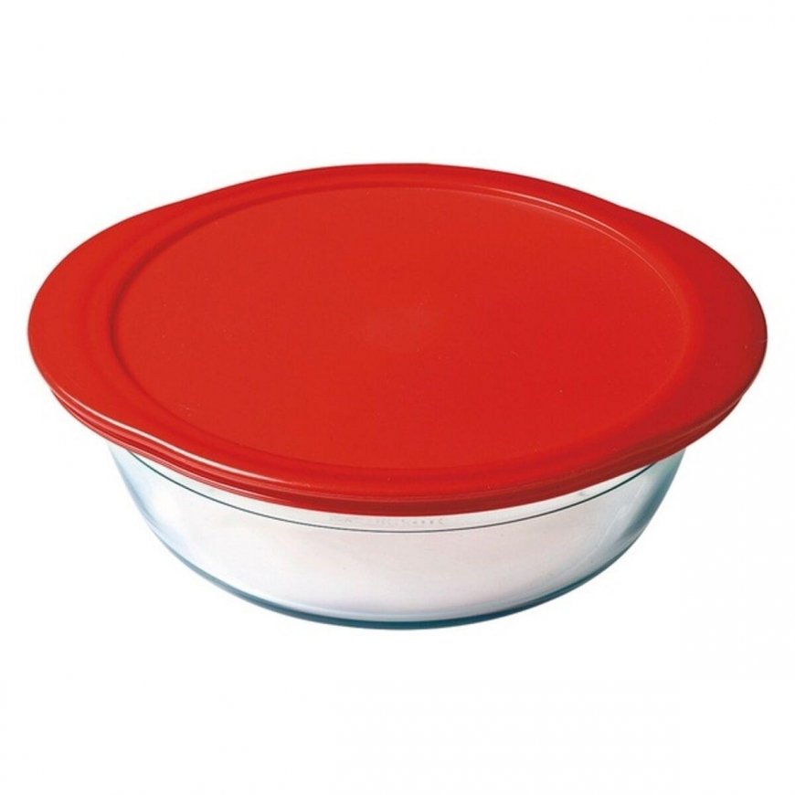 OCUISINE round ovenproof dish with plastic lid, 26 cm – 2