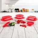 OCUISINE apvalus orkaitei atsparus indas su plastikiniu dangteliu, 26 cm