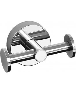 Double towel hook Kapitan UNO 12 22, chrome