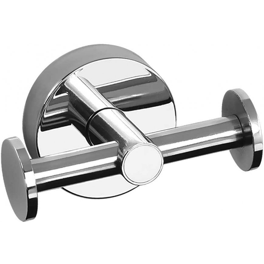 Double towel hook Kapitan UNO 12 22, chrome