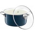 Pot enameled okuwany Plus 20 cm ENAMEL OLKUSZ