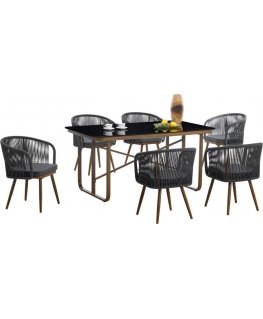 Outdoor furniture set Set mebli ogrodowych Bernadette brown PATIO