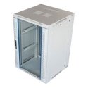 19" Switching cabinet TOTEN, System Z, 18U, 600x600, glass front door, up to 60kg, white / ZS66186000 / 19-Z6618V 19" Switching cabinet TOTEN, System Z, 18U, 600x600, glass front door, up to 60kg, white / ZS66186000 / 19-Z6618V