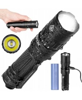 Small tactical flashlight 20W 1500lm VAYOX VA0077