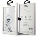 Case Karl Lagerfeld KLHMP12MLGCHSGH iPhone 12/12 Pro 6.1" hardcase transparent Liquid Glitter Choupette Head Magsafe Case Karl Lagerfeld KLHMP12MLGCHSGH iPhone 12/12 Pro 6.1" hardcase transparent Liquid Glitter Choupette Head Magsafe