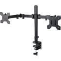 ERW018 Esperanza stalo laikiklis dviem 10-27" Sylen monitoriams ERW018 Esperanza stalo laikiklis dviem 10-27" Sylen monitoriams