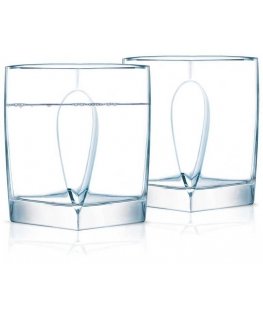Set of 6 Flame 300 ml LUMINARC low glasses