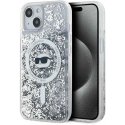 Case Karl Lagerfeld KLHMP15MLGCHSGH iPhone 15 Plus / 14 Plus 6.7" hardcase transparent Liquid Glitter Choupette Head Magsafe Case Karl Lagerfeld KLHMP15MLGCHSGH iPhone 15 Plus / 14 Plus 6.7" hardcase transparent Liquid Glitter Choupette Head Magsafe